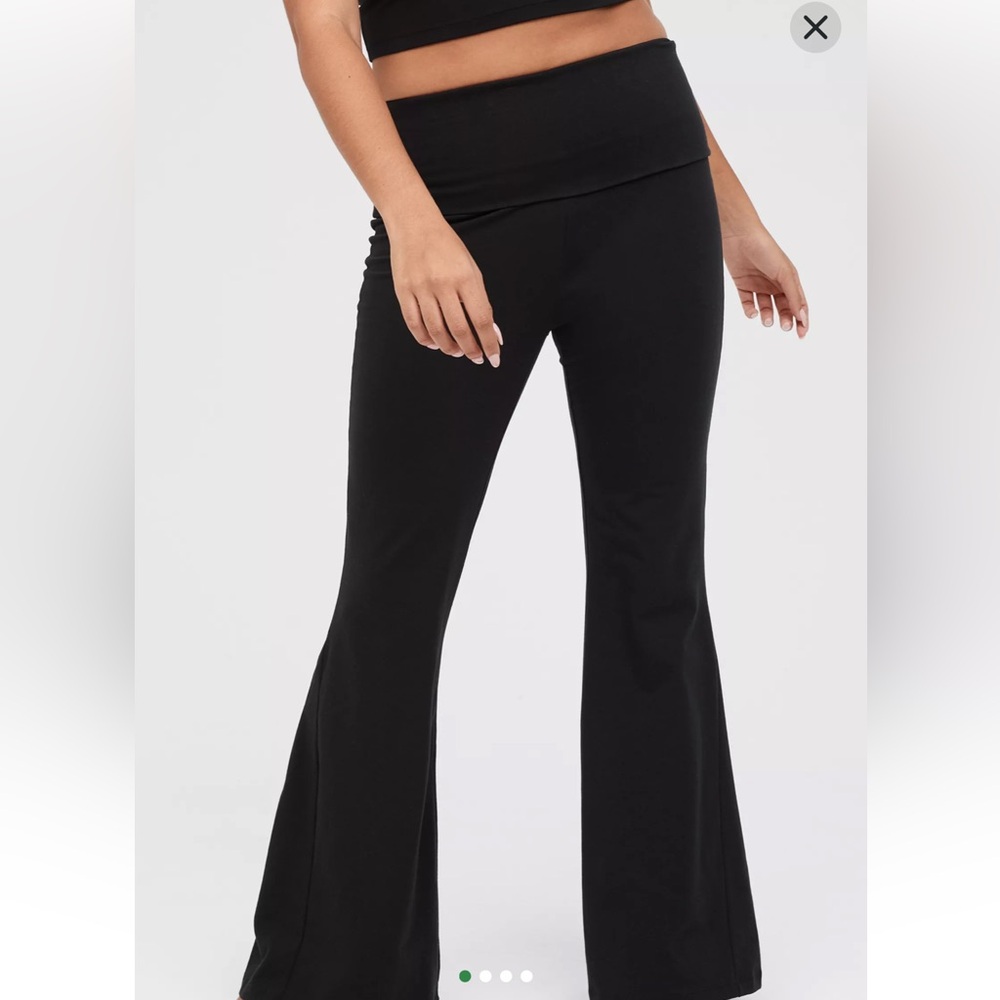 Offline by Aerie OG Fold-Over High Waist Super Flared Leggings - Picture 7 of 9